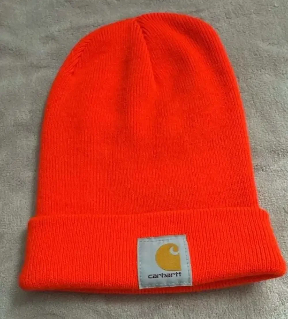 Carhartt A18 Acrylic Watch Hat in Brite Orange